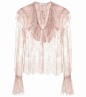 Lace blouse : Pink lace blouse