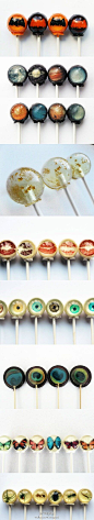 一家芝加哥创意糖果店铺，提供个性糖果定制服务，而且推出了一系列创意棒棒糖。太阳系星球棒棒糖、眼球、蝴蝶、唇印、昆虫，你有兴趣吗……