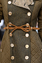 Add a stylish belt to liven up your winter coat!