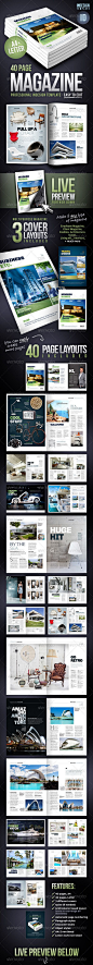 Multipurpose 40 page Magazine - A4   Letter - GraphicRiver Item for Sale