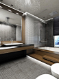 Modern Bathroom Gray And Brown Bathrooms Design, Pictures, Remodel, Decor and Ideas - page 45: 