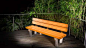 Led Illuminated Bench Seating by Lutz Hopbach