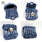 Ribbed Crochet Pouch - Free Pattern by Goddess Crochet for The Stitchin' Mommy | ???????: 