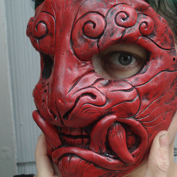Red lacquer mask by ...