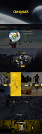 Landing Page - USA. Team Comrades by Shizoy.deviantart.com on @DeviantArt