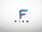 FIXR-Logo标志3d标志f lgoo