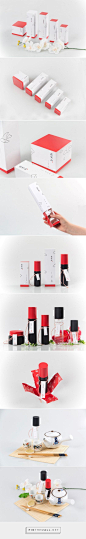 Hanaemi Cosmetics packaging design concept by Hyun Yun, HaeChan Jung, YeonHee Choi (Korea) - http://www.packagingoftheworld.com/2016/06/hanaemi-cosmetics-student-project.html: 