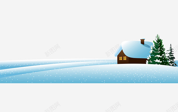 雪地里的房屋 设计图片 免费下载 页面网...