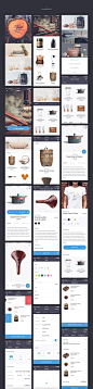 UI Kits : Kauf iOS UI Kit is the first interaction ready, high quality premium pack of 67 handcrafted stress-free screens, meant to speed up your design workflow. This pack comes with 5 categories (Sign-in & Sign-up, E-commerce, Reader & Articles,