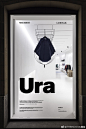 西班牙Ura品牌雨衣橱窗展示设计 ​​​​
