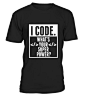 # I Code Whats Your Super Power .  100% Printed in the U.S.A - Ship Worldwide*HOW TO ORDER?1. Select style and color2. Click "Buy it Now"3. Select size and quantity4. Enter shipping and billing information5. Done! Simple as that!!!Tag: programme