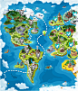 World map for the game : World map for game 