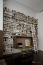 米色简约现代书房-室内装修设计图