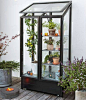 Oh the possibilities. Herb garden within your reach from kitchen door: 