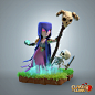 Witch - Clash of Clans, Supercell Art : © 2012 Supercell Oy.