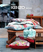 
Kenzo Maison
2007年创立的家居品牌——Kenzo Maison，多为布艺产品，如沙发、床品、靠垫、抱枕等，延续着Kenzo的设计风格，绚丽花卉作为其标志性元素，被大量运用在家具系列上。同时融入了欧洲的时尚理念，并结合亚洲的文化元素，如古老图腾、传统符号、花鸟鱼虫都是其采撷的源泉。