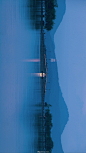 西湖，一场关于蓝色的梦境。   #恋上冬日# ​​​​