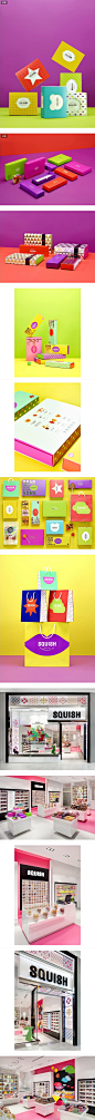 Squish Candies糖果品牌包装和店面设计 设计圈 展示 设计时代网-Powered by thinkdo3