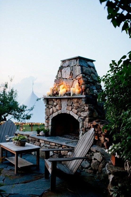 Outdoor Fireplace | ...