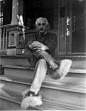 Albert Einstein in Fuzzy Slippers 
爱因斯坦