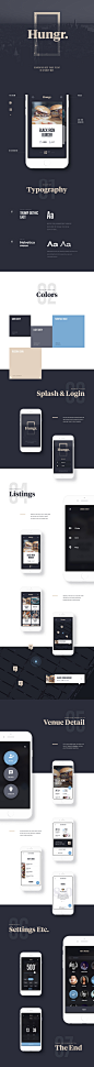 Hungr iOS App on Behance