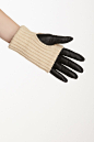 Leather + Wool Gloves