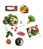 [美工云]韩国餐饮食材海报PSD模板_PNG免抠：