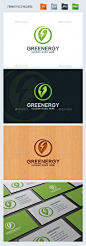 绿色能源标识模板——自然标志模板Green Energy Logo Template - Nature Logo Templates螺栓、聪明、生态能源、高效、电力、电子、能量,能源,环境,flash,绿色,叶子,树叶,生活,光,闪电,闪电,生活,媒体,自然、自然、有机的,幻灯片,回收,可靠,可再生,解决方案,可持续能源,雷声 bolt, bright, eco energy, efficient, electricity, electronic, energetics, energy, environm
