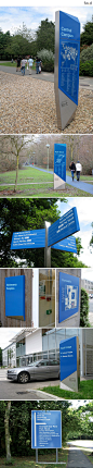 University of Kent campus wayfinding & signage design by fwdesign. Click image for full profile and visit the slowottawa.ca boards >> http://www.pinterest.com/slowottawa/