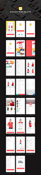 Ecommerce Mobile UI Kit – iOSUp