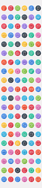 iOS8 Icons - Colorful Flat Icons - Line Icons Pack : iOS8 Icons - Colorful Flat Icons - Line Icons PackiOS8 Icons - 120+ Business and Lifestyle Flat Line Icons - Vector Icons - Flat Icons Pack for Designers and Developers.This is a big bundle of 120+ Busi