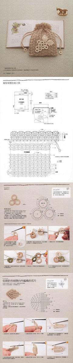 墨明明采集到钩针·花朵·装饰