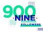 900 Followers