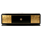 James Mont // Black Lacquer and Gilt Sideboard // 1940's: 