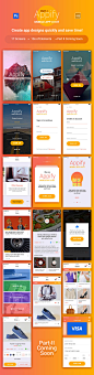 [免费]色彩活泼好用的电商APP UI KITS[高清图] #UI# #APP#