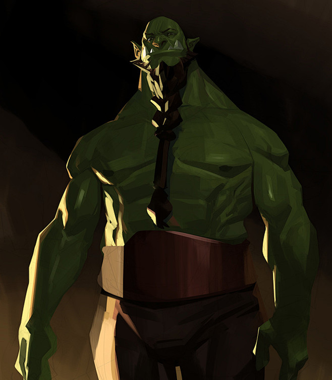 Orc doodle, Nesskain...