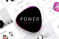 Power-Minimal Powerpoint Template幻燈片模型 :  