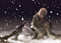snow uniforms tears anime crying white boots black hair Shingeki no Kyojin Christa Renz Ymir (Shingeki no Kyojin) - Wallpaper (#2652523) / Wallbase.cc