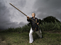 Seiyu Nakamura in Sugar Cane 
Seiyu Nakamura, 10th Dan Okinawa Dentou Shidokan Karate and Kobujutsu. Training with bo staff outside his dojo in Kochinda, Okinawa, Japan.
 
Profoto B1 with Softlight Reflector full power.