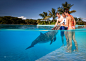 Magic Moments. : Shot at location, Riviera Maya, Mexico.Two cameras were used and shot almost at the same time to achieve the final image.Camera with housing for the underwater scene and a second camera for the surface scene with 3 off-camera flashes.Comm