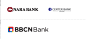 Nara Bank 和 Center Bank  分别成立于1989和1986年，是韩国、美国经济业务往来的主要服务银行。去年11月，这两个银行合并成为BBCN Bank ，成为韩国最大的商业银行，在加利福尼亚、纽约、新泽西、华盛顿和伊利诺斯等地有44个网点。这里是BBCN的视觉识别系统设计。识别系统中采用了韩国的标志性颜色搭配，蓝色、红色和黄色从传统中走向现代，成为韩国的代表。