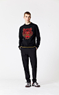 BLACK 'Chinese NY Capsule Collection' Tiger Sweatshirt for men KENZO