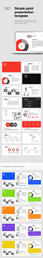 Simple Point Presentation Template - PowerPoint Templates Presentation Templates