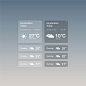 00171-扁平化UI界面小大雨阳光气温天气预报图标 (48)