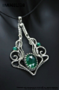 Green Onyx Pendant by IMNIUM
