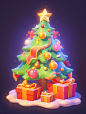 zoan1645_Christmas_tree_and_gift_3d_cartoon_33415854-df60-42b9-ba46-3235198ce2fc.png (928×1232)