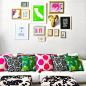13 Kate Spade New York-Inspired Decor Ideas for Your Living Room : Bring those bright and cheery vibes straight to your house.