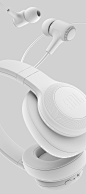 JBL E-Series headphones : JBL E-series product renderings.