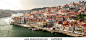 stock photo : Porto: panorame of Ribeira and Douro river