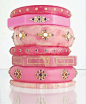 Pink bracelets